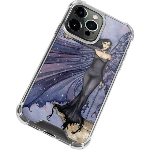 Amy Brown Cloak of Stars iPhone 14 Pro Clear Case